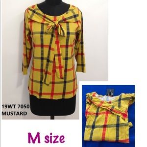 Top with beautiful pleated design